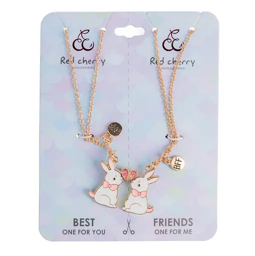 Набор бусы Зайчата 2шт