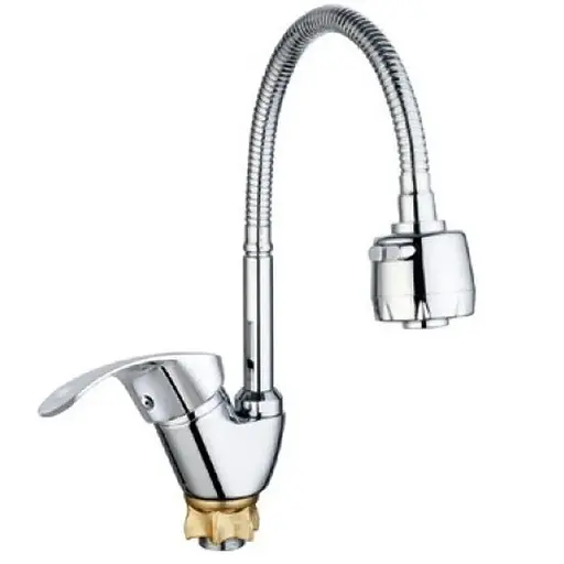 Змішувач для кухні Mixxus YUB4-135 з рефлекторним виливом MI6476 Хром - фото 1