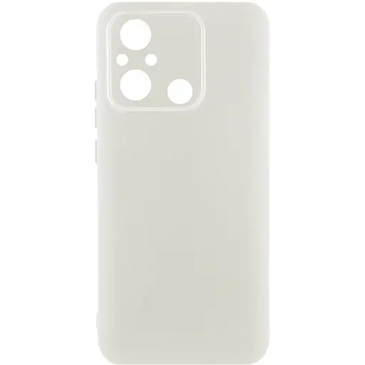 Чехол Lakshmi Silicone Cover Full Camera AA для Xiaomi Redmi 12C/Poco C55 Белый/White