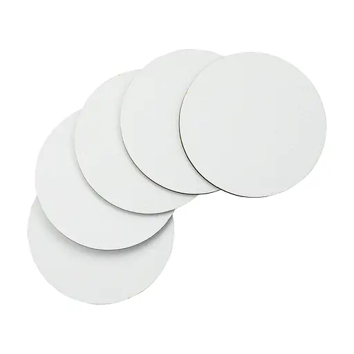 Набор полотен на картоне Rosa Studio Ø10 см 5 шт хлопок акриловый грунт - фото 2