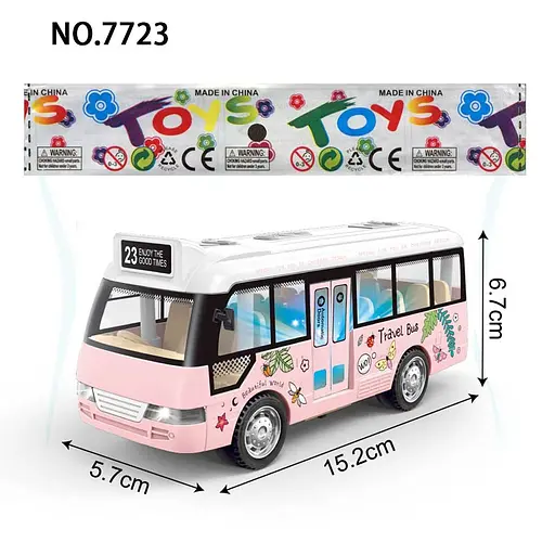Автобус, 7723, інерція, звук, підсвічування (В асортименті) - фото 3
