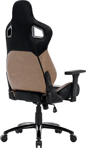Геймерское кресло GT Racer черное с коричневым (X-2420 Black/Brown) - фото 7