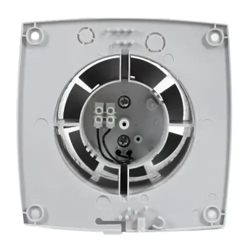 Вентилятор вытяжной бытовой Vents 125 ЛД черного цвета - фото 4