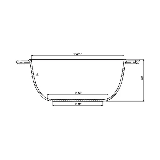 Котелок чугунный Maysternya 3 л Ø22 см с алюминиевой крышкой подходит для индукционных плит 88249 - фото 7