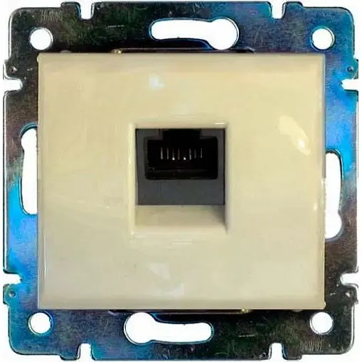 Механізм розетки Brille RJ45 кат6 UTP Cariva (773741)