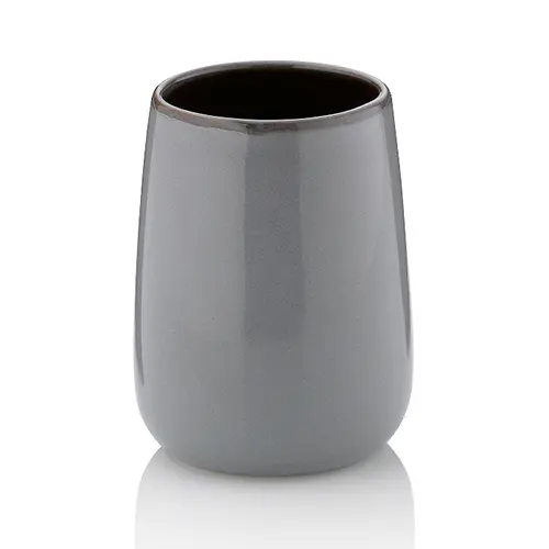 Стакан для зубных щеток Liana, серо-синий (23621)