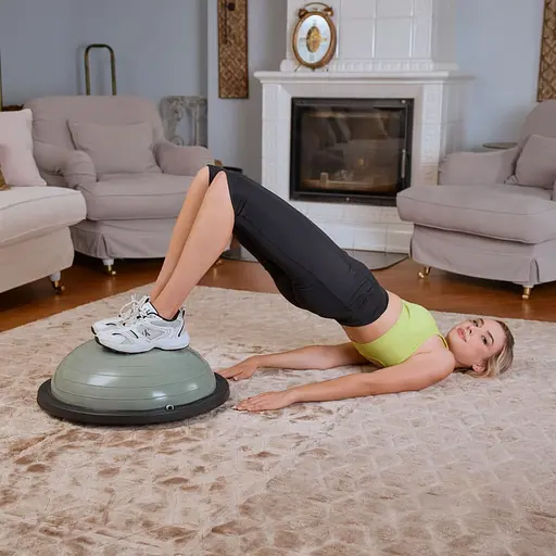 Балансувальна платформа Hop-Sport Bosu HS-L058 шавлієвий - фото 6