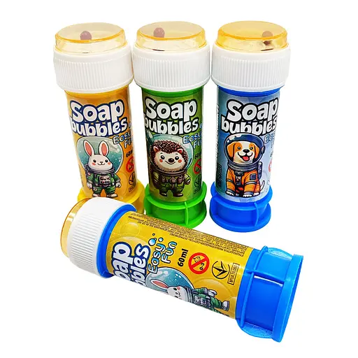 Мильні бульбашки "Класичні" Easy Fun 70601-EF 60 мл, в асортименті - фото 1