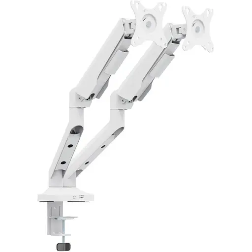 Кронштейн настільний для 2 моніторів 17-35 дюймів Officepro MA-442-W White - фото 2