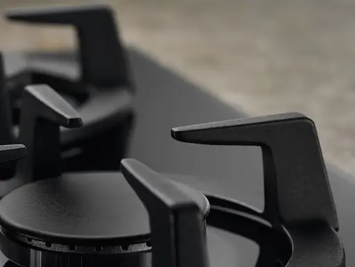 Варильна поверхня газова на склі Electrolux 60 см чугун чорний - фото 7