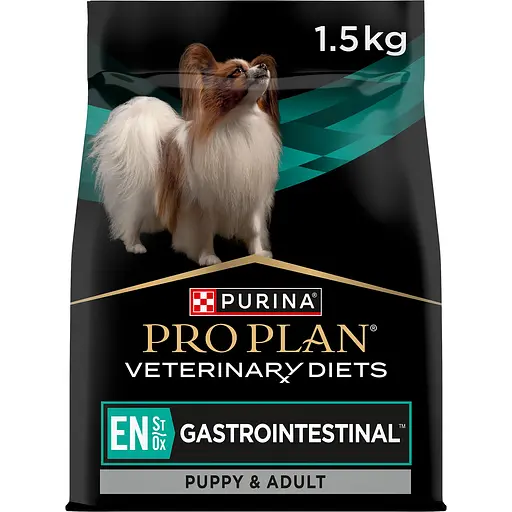 Сухой диетический корм для щенков и взрослых собак мелких пород Purina Pro Plan для уменьшения расстройств кишечной абсорбции, устранения расстройств пищеварения и при экзокринной недостаточности поджелудочной железы 1,5 кг - фото 1