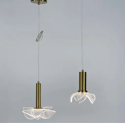 Підвісні світильники у вигляді квітів з пелюстками | Арт. D 7003 | Line F - фото 9