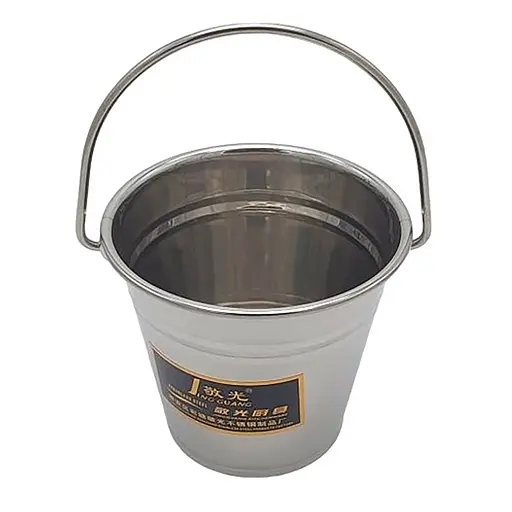 Відро для льоду та пляшок з нержавіючої сталі для охолодження вина та шампанського D 13 см H 10 cm 800 мл, Kitchen Master 87408 - фото 2