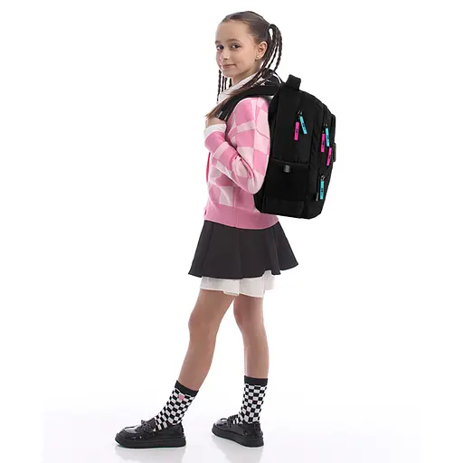 Рюкзак GoPack Education 175M-2 Anime girl Чорний (GO26-175M-2) - фото 16