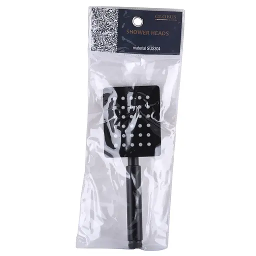 Ручной душ Globus Lux SUS-001Q-BB 000024949, Черный матовый - фото 4