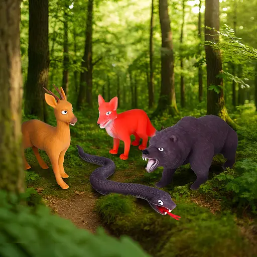 Стретч-игрушка в виде животного Животные Украины Sbabam 1/CN25 игрушка-сюрприз - фото 6