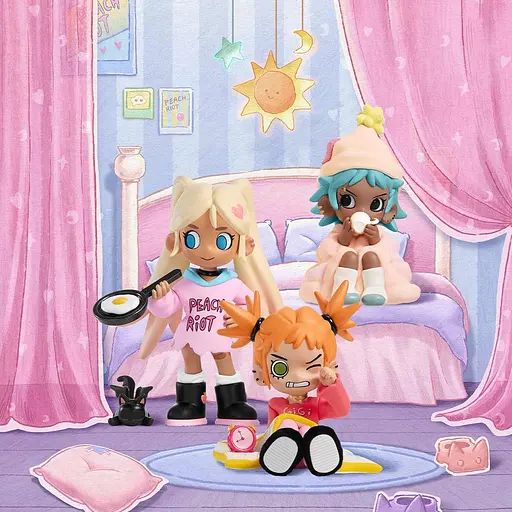 Іграшка-сюрприз Pop Mart Lil Peach Riot Серія Sleepover з колекційною фігуркою (PRLS-01) - фото 8
