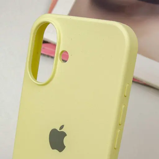 Чехол Epik Silicone Case Full Protective AA для Apple iPhone 16 Plus 6.7 Желтый/Mellow Yellow - фото 6