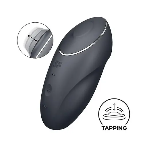 Вібратор для клітора Satisfyer Tap Climax 1 11 см чорний - фото 7