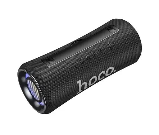 Колонка портативна Hoco HA10 Oleada з LED-підсвіткою чорна - фото 4