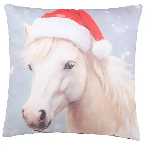 Подушка декоративна Home Line Кінь Санта 40х40 см (197706)