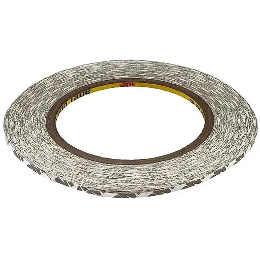 Скотч двосторонній 3M білий 3мм x 25м - фото 1