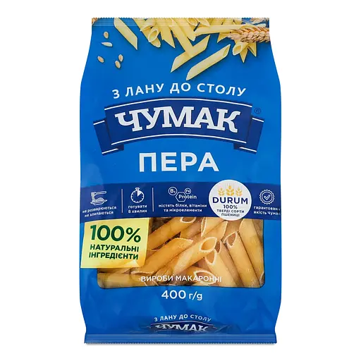 Вироби макаронні Чумак Пера 400 г