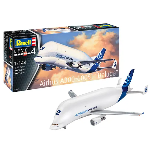 Сборная модель-копия Revell Самолет Airbus A300-600ST Beluga 1:144 (RVL-03817) - фото 1