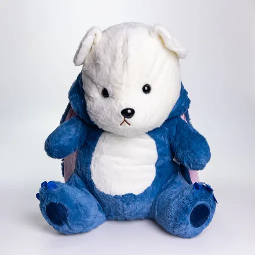 Мягкая игрушка Мишка Тедди в костюме Стич с пледом 100х180 см ТМ COLORFUL HOME 520-2BL - фото 2