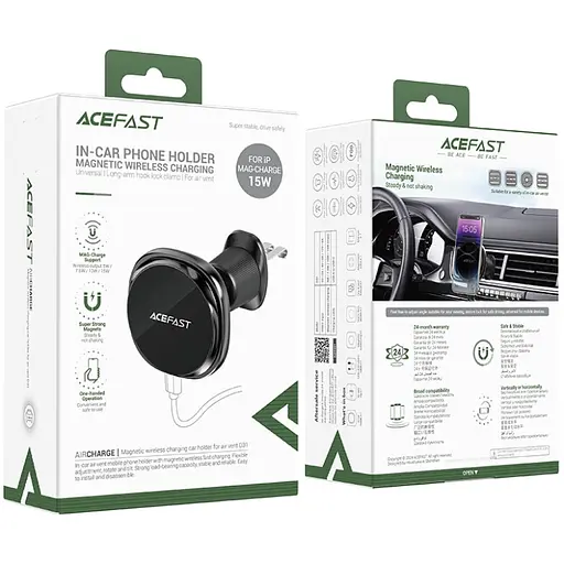 Автомобильное крепление Acefast для смартфона D31 Magnetic wireless charging - фото 5
