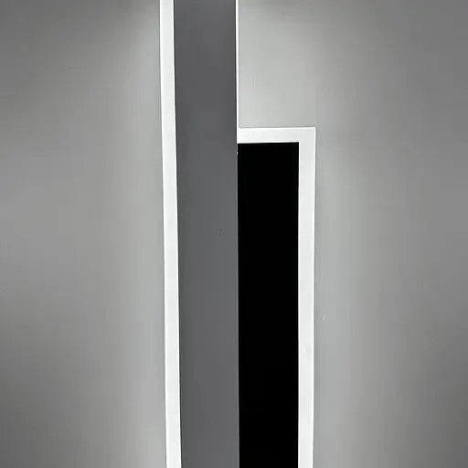 Ліве бра у чорно-білому корпусі 60 см Line F Арт. WJ012/2 BK|WT LEFT - фото 4