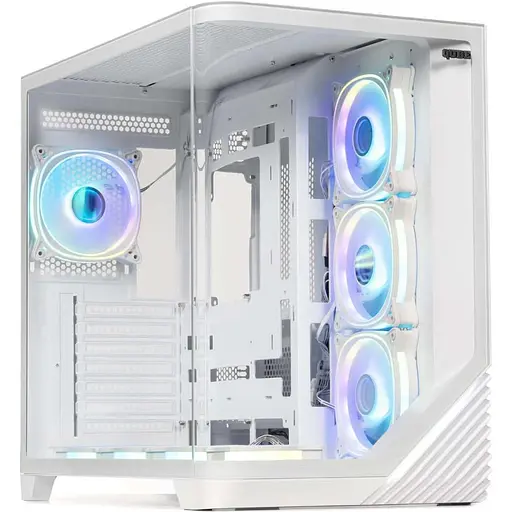 QUBE MIRAGE 7ARGB BTF, белый (MIRAGE_GWNU3), без блока питания - фото 1