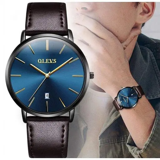 Чоловічий наручний годинник Olevs America - фото 4