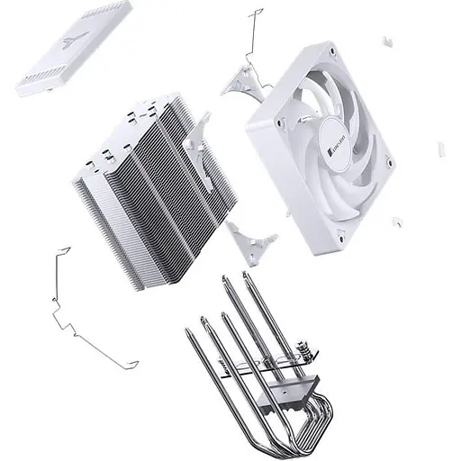 Кулер для процесора Jonsbo CR-1000 EVO ARGB White (CR-1000 EVO ARGB White) - фото 11