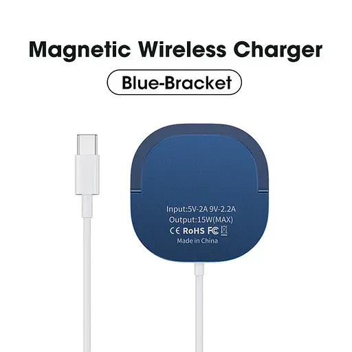 Зарядний пристрій Qi 2in1 MagSafe wireless charger with holder JYD-WC92 |15W Max| - фото 2