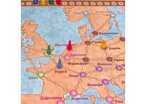 Настольная игра Artos Games Галопом по Европам (укр.) (62084) - фото 7