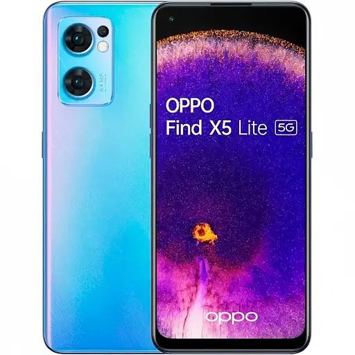 Смартфон Oppo Find X5 Lite 5G 8/256GB Startrails Blue - фото 1