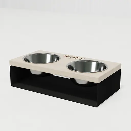 Hollky StellWood — миски на підставці для маленьких собак та котів (2 × 0,45 л) - фото 2