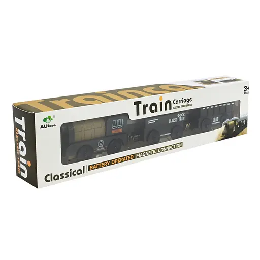 Дитячий ігровий потяг AUtree AU8880, 2 магнітні вагони, на батарейках - фото 1