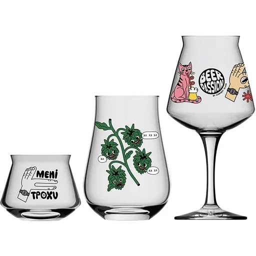Набір келихів для пива Concept Glass Дегустаційний Beer Passion 3 шт. (BP/8805)
