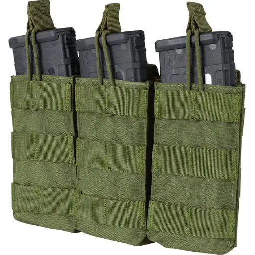 Подсумок Condor Triple M4/M16 Mag для 3-х магазинов открытый Оливковый (1013-1432.03.73)