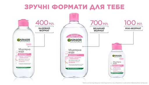 Міцелярна вода Garnier Skin Naturals 800 мл (2 шт. х 400 мл) - фото 5