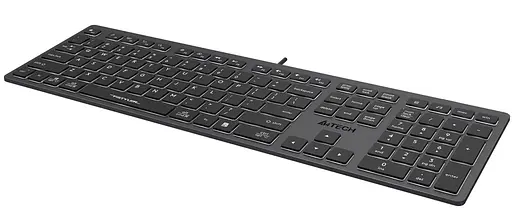 Клавіатура A4Tech Fstyler FX60H White Backlit USB Grey (FX60H USB (Grey) White backlit) - фото 3