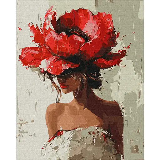 Картина за номерами "Вишуканий бутон" Ідейка KHO8439, 40х50 см - фото 1