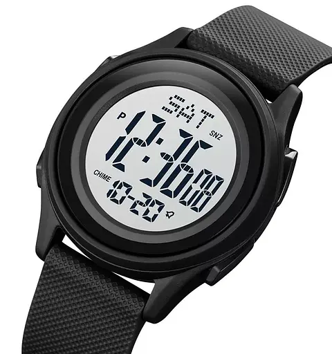 Наручний годинник чоловічий Skmei 1733 Black White, 1733BKWT (18460) - фото 2