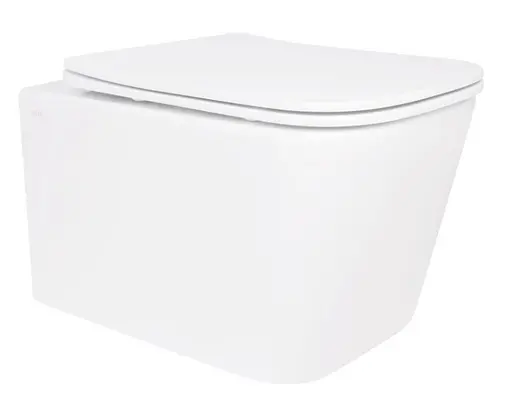 Унитаз подвесной Qtap Crow Ultra Quiet White, с сиденьем Slim Duroplast/Soft-close/Quick Release QT05335172W - фото 1