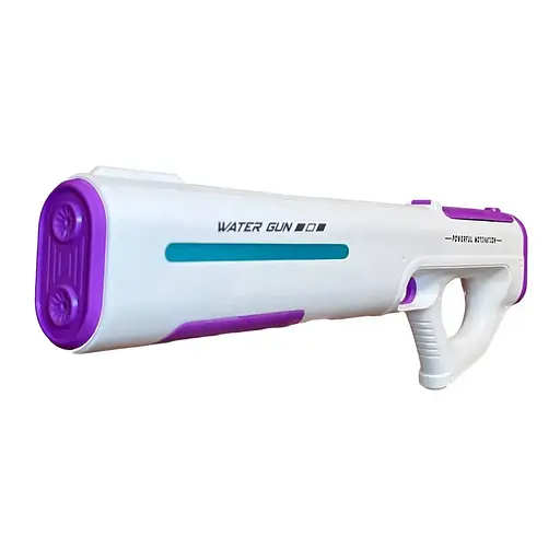 Водяний пістолет Electric Watergun на батарейках фіолетовий, 66610