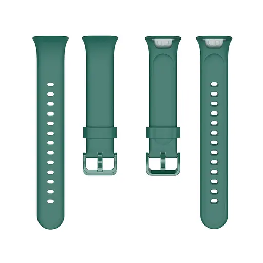 Силіконовий ремінець Tamister для Xiaomi Mi Smart Band 7 Pro Green - фото 4
