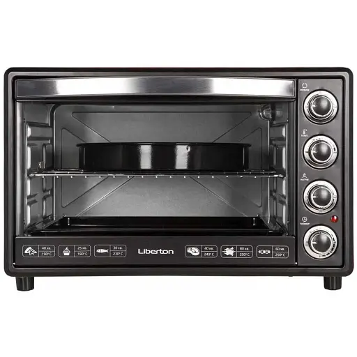 Духовка настольная Liberton LEO-651 graphite - фото 1