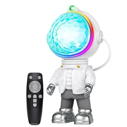Світловий проєктор Astronaut Galaxy Star Starry Night Light з туманністю і пультом